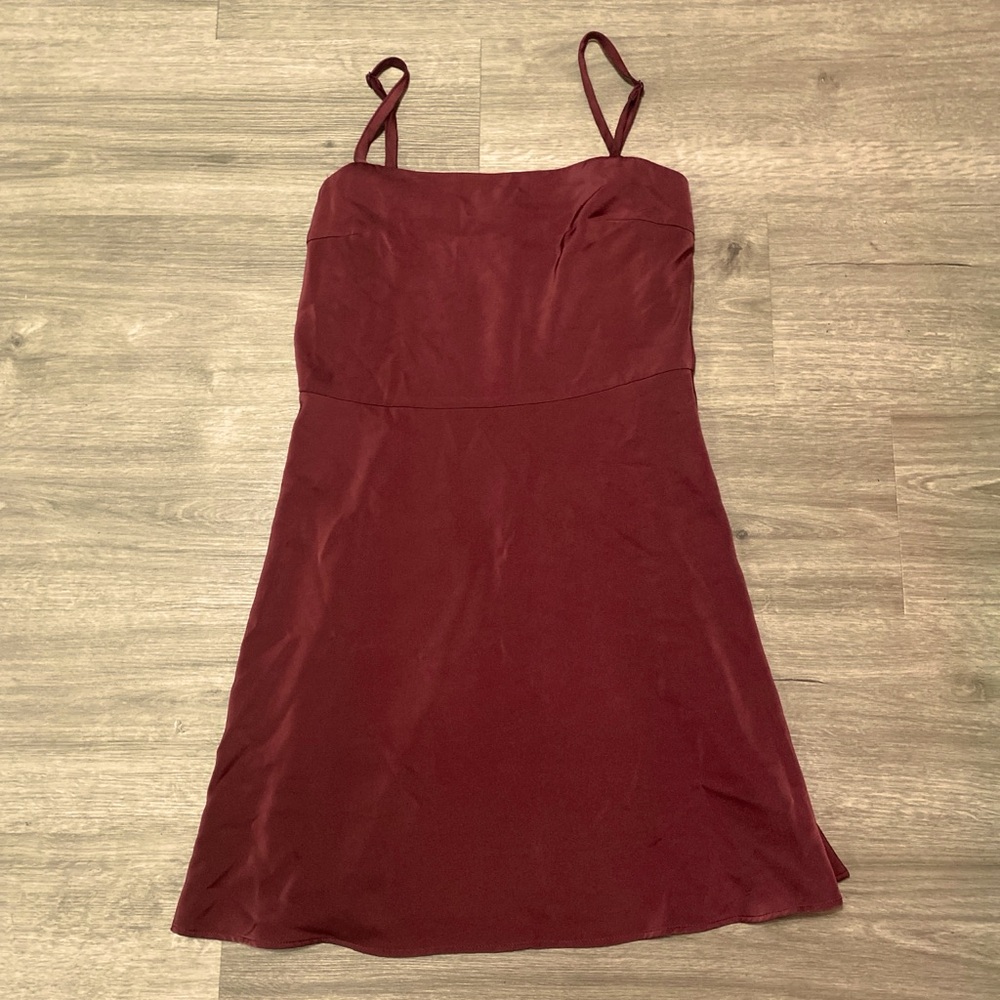 Studio 19 red satin dress